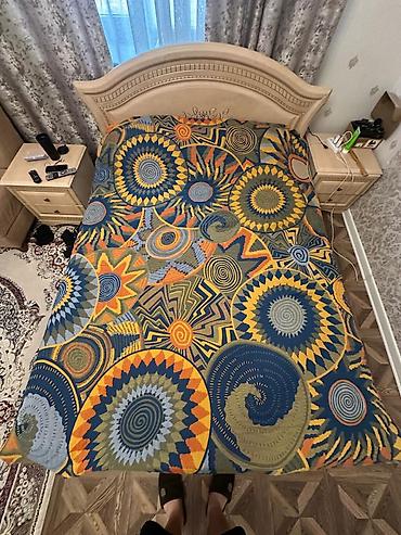 bed sheets: Покрывало для кровати, Б/у, Все сезоны — 3