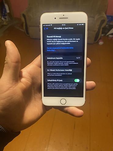 Apple iPhone: IPhone 8 Plus, Qızılı, Barmaq izi — 10