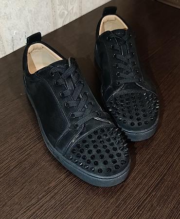 black: Мужские кроссовки, 44, Christian Louboutin, Б/у, цвет - Черный, Самовывоз — 2