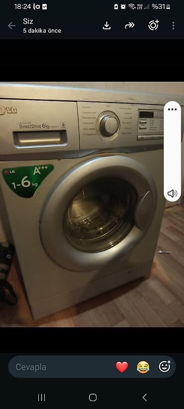 Paltaryuyan maşınlar: LG paltaryuyan maşın – Inverter Direct Drive, 6 kq - Ön yükləməli, 6 — 2