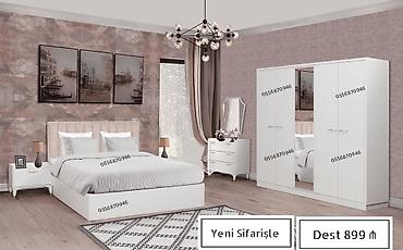 Yataq otağı dəstləri: Yataq otağı dəstləri – modern dizaynlı, funksional və zərif — 12