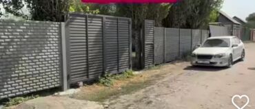 Откатные ворота: Комплект декоративных металлических ворот и секций ограждения — 23