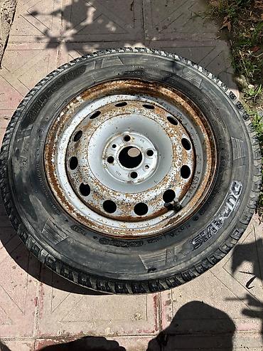 Disk təkərlər: Bridgestone Duravis yüngül yük avtomobili üçün şin + dəmir disk — 2