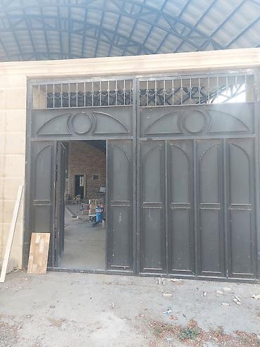 resm sekilleri: Metalkonstruksiya darvaza - Material: qalın divarlı polad/profil boru — 1
