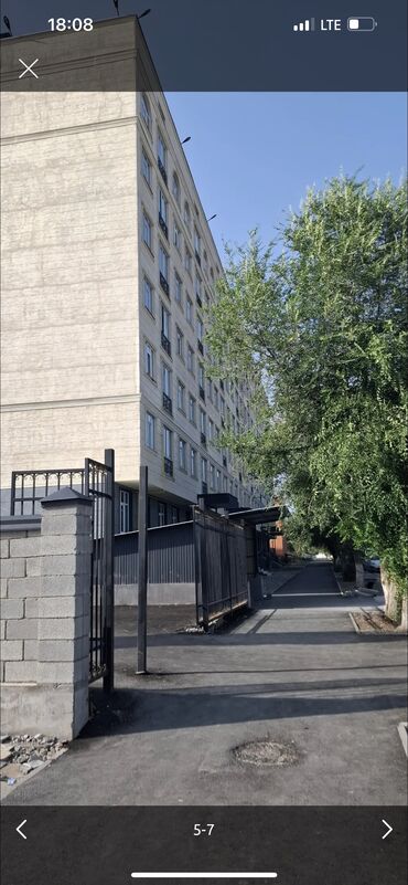 квартира поселок манас: 1 бөлмө, 44 кв. м, 2 кабат, ПСО (өзү оңдоп түзөтүп бүтүү үчүн)