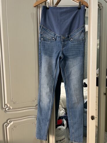 теплые джинсы: Джинсы M (EU 38), цвет - Синий