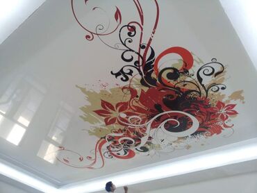 Натяжной потолок: Натяжной потолок 3D потолки, Глянцевое, Матовое — 2