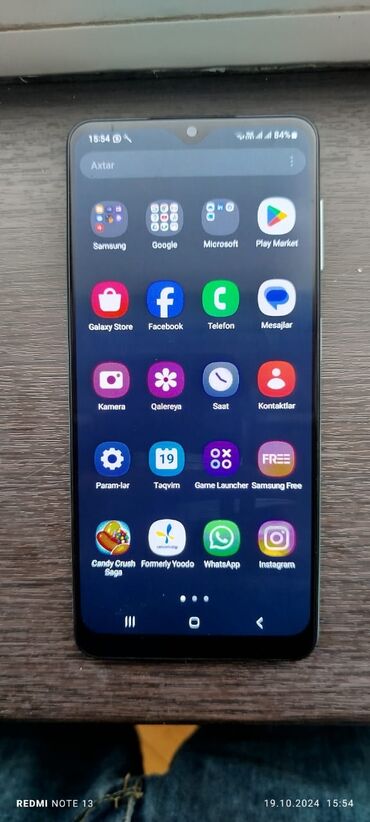 samsung 15: Samsung Galaxy A22, 128 GB, Barmaq izi, İki sim kartlı, Face ID