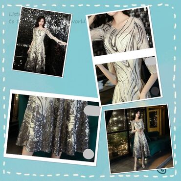 каракол платья: Вечернее платье, Средняя модель, С рукавами, Корсет, M (EU 38)