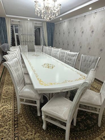 Столы и стулья для зала: Стол и стул для зала, Новый, цвет - Белый — 4