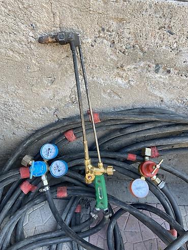 Кесүүчү шаймандар: Комплект для газовой резки/сварки. АРЕНДАГА БЕРИЛЕТ. Состав: - Баллон — 2