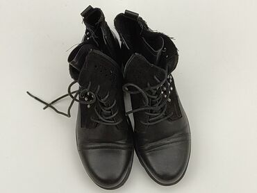 spódnice z eko skóry hm: Ankle boots for women, 36, condition - Good