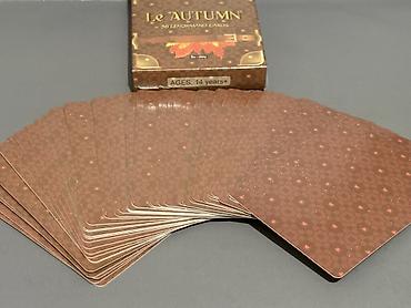səs kartları: Məhsul: “Le AUTUMN – 36 Lenormand Cards” kart dəsti - Mövzu: Payız — 7
