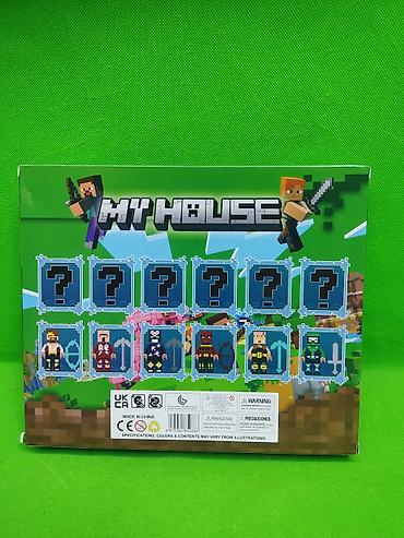 minecraft игрушки: Набор фигурок «MY HOUSE» в стиле Minecraft - Комплект: 12 минифигурок — 2