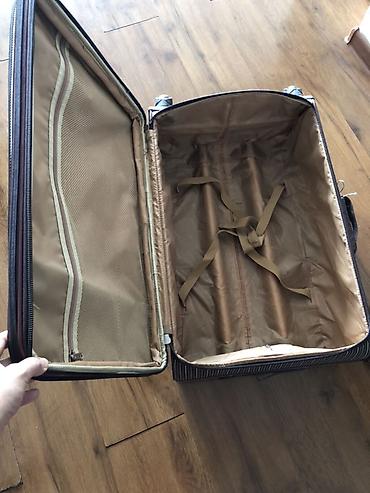 Чемоданы: Чемодан, Материал: Полиэстер, Большой (более 70 л), Вращающиеся колеса на 360° — 5