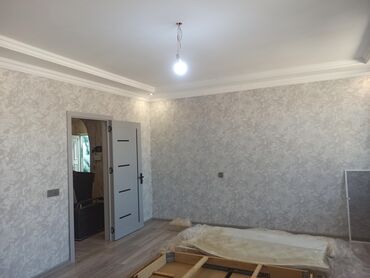 Malyar işləri: Divar kağızı vurulması xidməti - Peşəkar divar kağızı yapışdırılması — 4