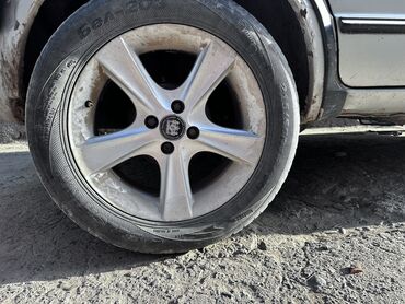 шины бу бишкек 15: Дөңгөлөктөр монтажда 205 / 55 / R 16, Колдонулган, Комплект, Жеңил унаалар, Куйма, тешиктери - 4