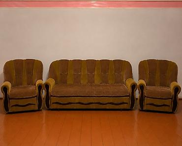 divan üçün parçalar: İşlənmiş, Klassik divan, 2 kreslo, Divan, Açılan — 1