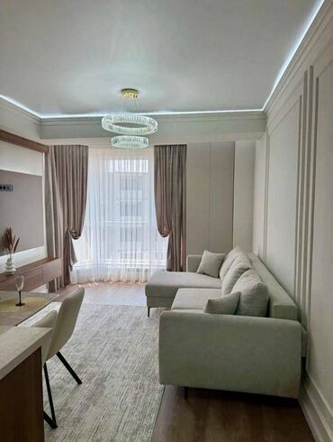 разделитель комнаты: 2 комнаты, 52 м², Элитка, 5 этаж, Дизайнерский ремонт