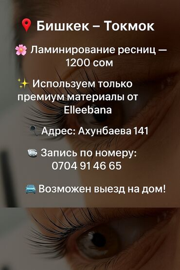работа мастер наращивания ресниц: Кирпиктер, Классика, Үйүнө баруу менен