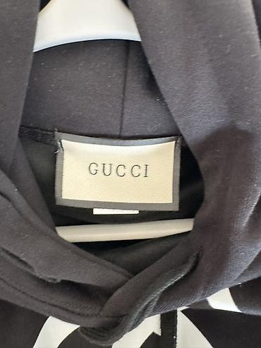 glo gang: Мужская толстовка, S, Gucci, Б/у, цвет - Черный — 3