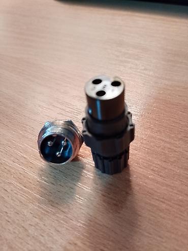 box za kljuceve: Avionski konektor, plastično kućište, 3 pina, navok za pričvršćenje — 3