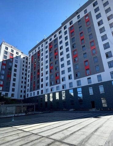 срочно продаётся 1 комнатная квартира в районе ошского рынка по улице кенсуйская: 1 комната, 46 м², Элитка, 12 этаж, ПСО (под самоотделку)
