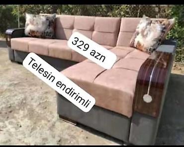 saloglu mebel: Künc divanı – rahat və funksional L şəkilli model. Yumşaq oturacaq və — 1