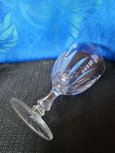 Čaše: Bohemija servis za vino,kristal,led kristal,brusen kristal. iz — 12
