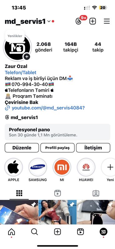 Başqa xidmətlər: İnstagram 160k etraflı elaqe saxlayın