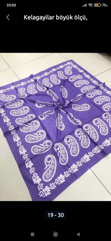 Baş geyimləri: Kelagayı🥰 Ipek və pambıq materıal.hediyyelik,🌹 Öicü 140/140. Qutusu — 4