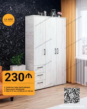 sumqayit stol stul: Yeni, Açılan, 3 qapılı Düz dolab, Qarderob, paltar dolabı, Azərbaycan