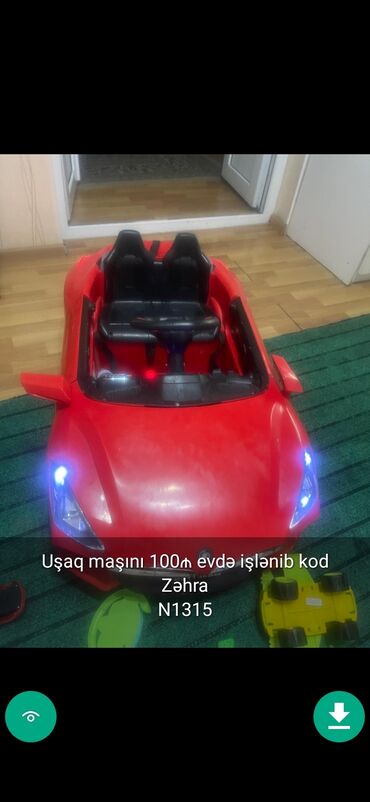 Uşaq üçün elektrik maşınları: Uşaq masinlari elektrikli masinlar matasikllar qiymetler melumatlar — 25