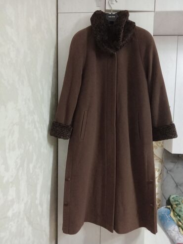 kaşmir qadın paltoları: Kaşmi̇r karakulu palto 2 xl 150 azn