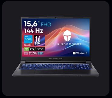 игровой нотбук: Ноутбук, 16 ГБ ОЭТ, Intel Core i5, 15.6 ", Колдонулган, Оюндар үчүн, эс тутум SSD