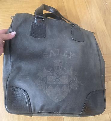 Torbe: BALLY shopping tote bag, jako jako velika. Ima kožne ručke i ćoškove — 11