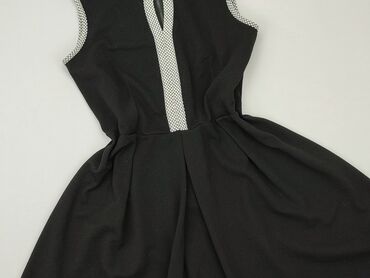 czarna mini sukienki: Sukienka, S, Promod, stan - Dobry