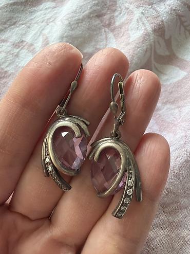 Серебряные серьги: Серьги серебро 1500 браслеты цепь черн серебро кольцо — 7