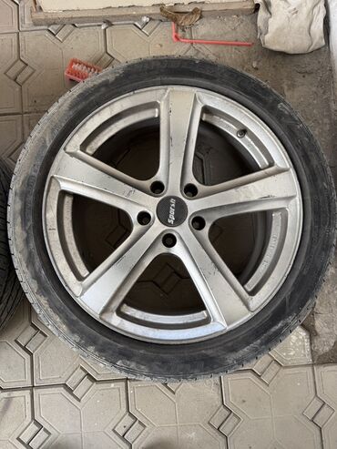 шины внедорожные: Дөңгөлөктөр монтажда 235 / 45 / R 18, Жай, Комплект, Жеңил унаалар, Куйма, тешиктери - 5