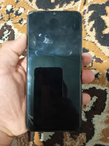 купить сенсорный телефон недорого: Realme C25Y, Колдонулган, 128 ГБ, түсү - Кара, 2 SIM