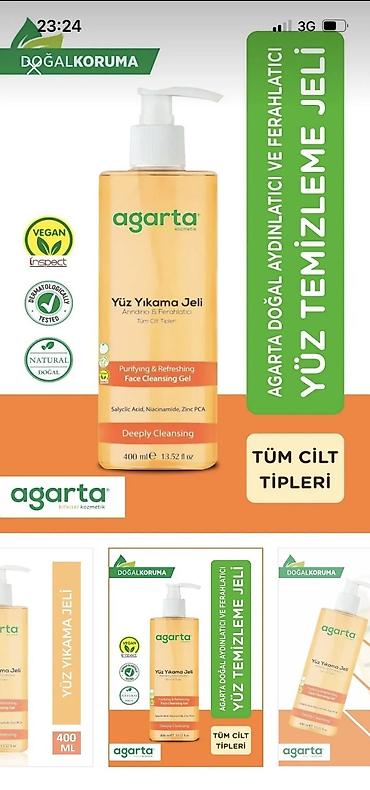 Agarta Yüz Yıkama Jeli – Purifying & Refreshing Face Cleansing Gel lalafo.az -da Agarta Yüz Yıkama Jeli – Purifying & Refreshing Face Cleansing Gel