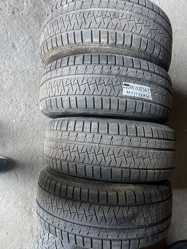 Шины: Шины 245 / 50 / R 18, Зима, Б/у, Комплект, Легковые, Pirelli