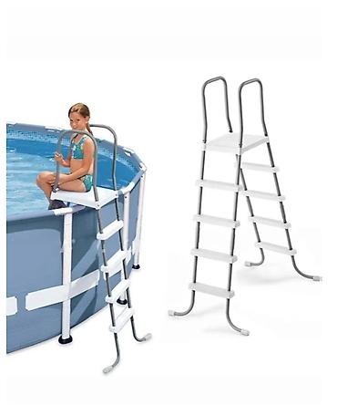 Бассейндер үчүн тепкичтер: 🏊 ЛЕСТНИЦА ДЛЯ БАССЕЙНА INTEX 28067 ДО 132 СМ 🏊 🔥 Прочная и безопасная — 2