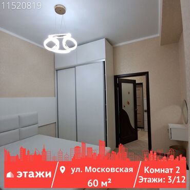 Продажа домов: 2 комнаты, 60 м², Индивидуалка, 3 этаж, Косметический ремонт