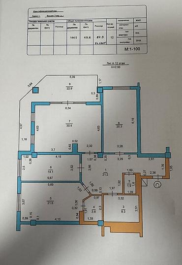 24: 3 комнаты, 172 м², 7 мкр Элитка, 12 этаж, Евроремонт — 5