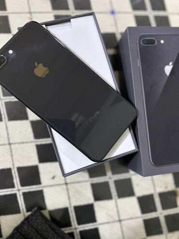 telefon satışı tap.az: IPhone 8 Plus, 64 GB, Black Titanium, Barmaq izi