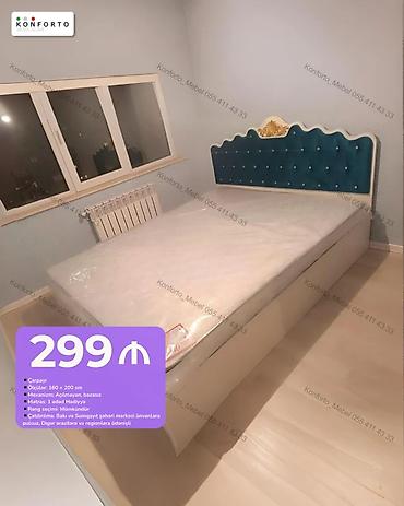 Məhsul: Çarpayı - Ölçülər: 160 x 200 sm - Mexanizm: Açılmayan