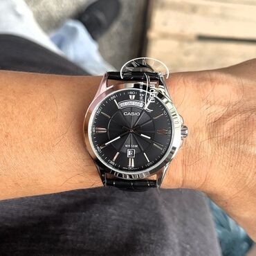 зонты от дождя: Классические часы часы, Casio, Япония, Водонепроницаемые, Мужские