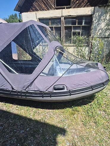 Охота и рыбалка: Надувная лодка RiverBoats с мотором Tohatsu, 18 л.с (Япония) Лодка — 3