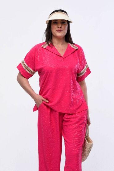 Kompleti: ***Hit kompleti za punije dame cena 3600 Pamuk viskoza elastin Siri — 2